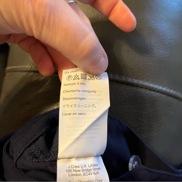 MADEWELL ~ Drapey Pleated Wide Leg Pants in Deep Navy Size 8 Viscose Polyamide - Picture 12 of 13